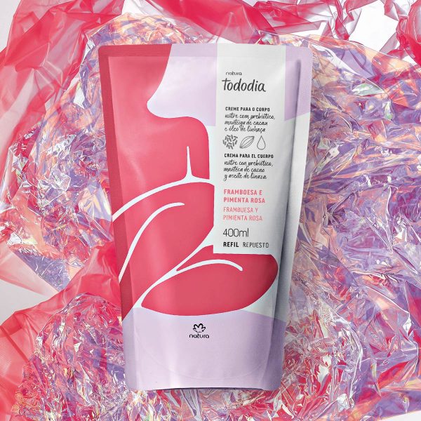 Repuesto Tododia Hidratante corporal frambuesa y pimienta rosa REPUESTO TODODIA HIDRATANTE CORPORAL FRAMBUESA Y PIMIENTA ROSA
