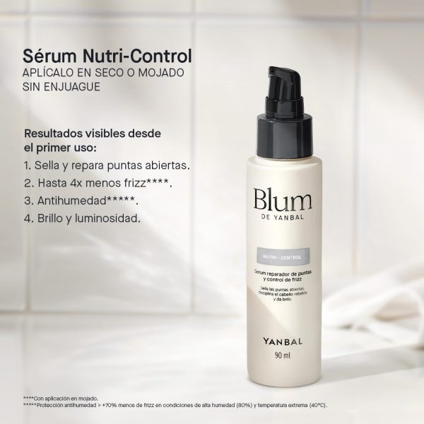 Serum Reparador de Puntas y Control Frizz Blum Nutri-Control SERUM REPARADOR DE PUNTAS Y CONTROL FRIZZ BLUM NUTRI-CONTROL
